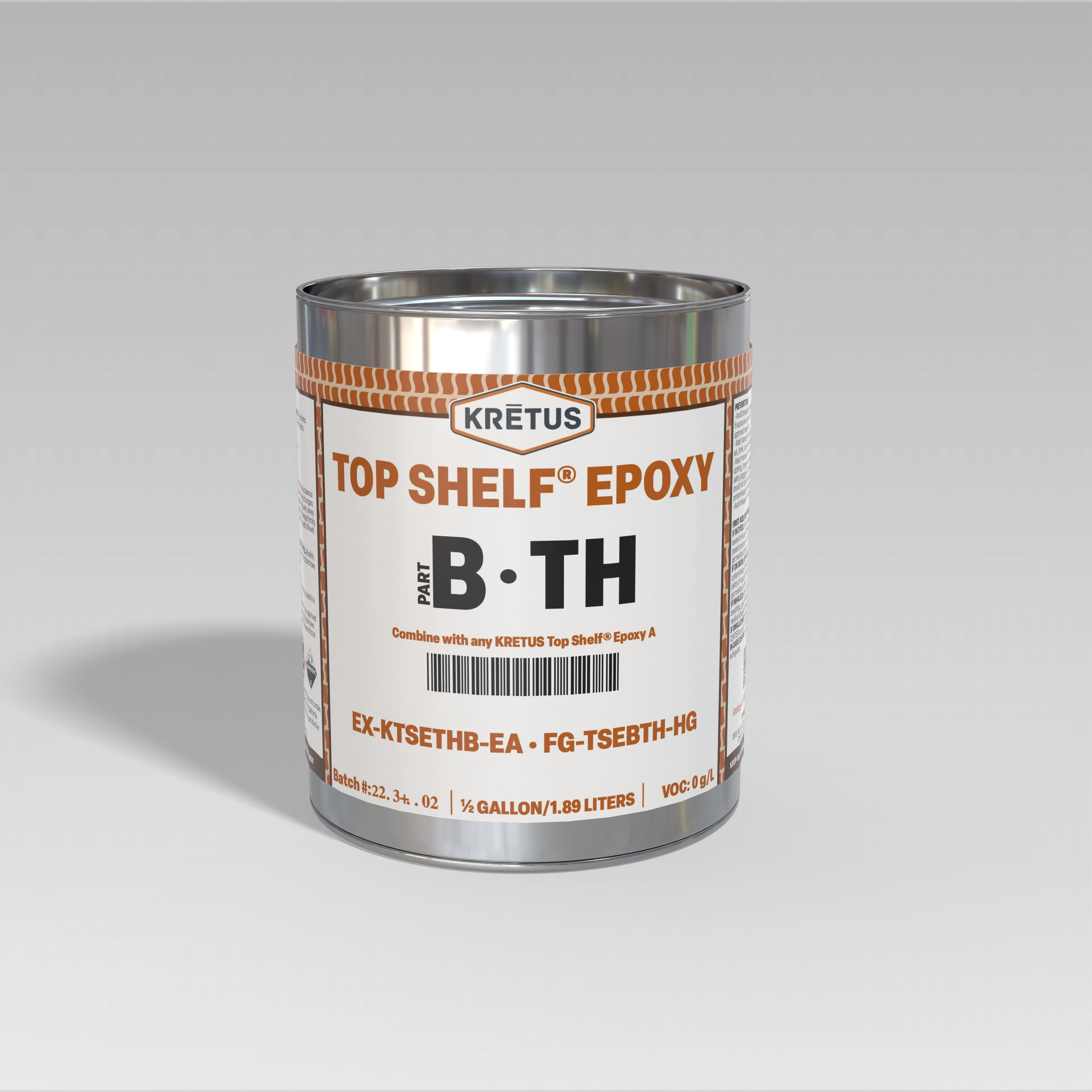 Top Shelf Epoxy Part B-TH 1/2 gl