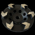 Arrow Cup Wheels, Premium, Black 5" x 7/8-5/8