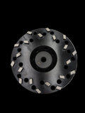 Parallelogram Cup Wheel, Premium, Black 7" x 5/8-11 Threaded