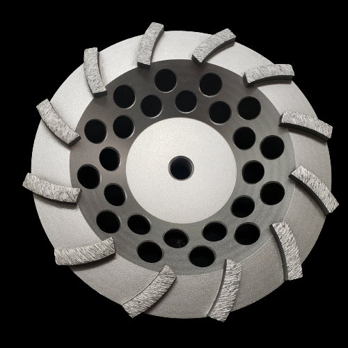 7" x 12 Seg x5/8-11 Threaded