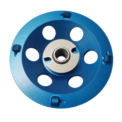 PCD 5" x 5/8-11 x 4 pcs of 1/4 Threaded