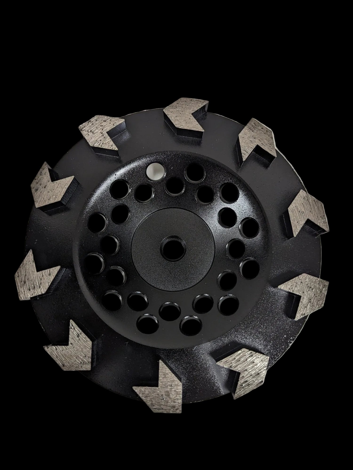 Arrow Cup Wheels, Premium, Black 7" x 5/8-11 x 10 segs Threaded