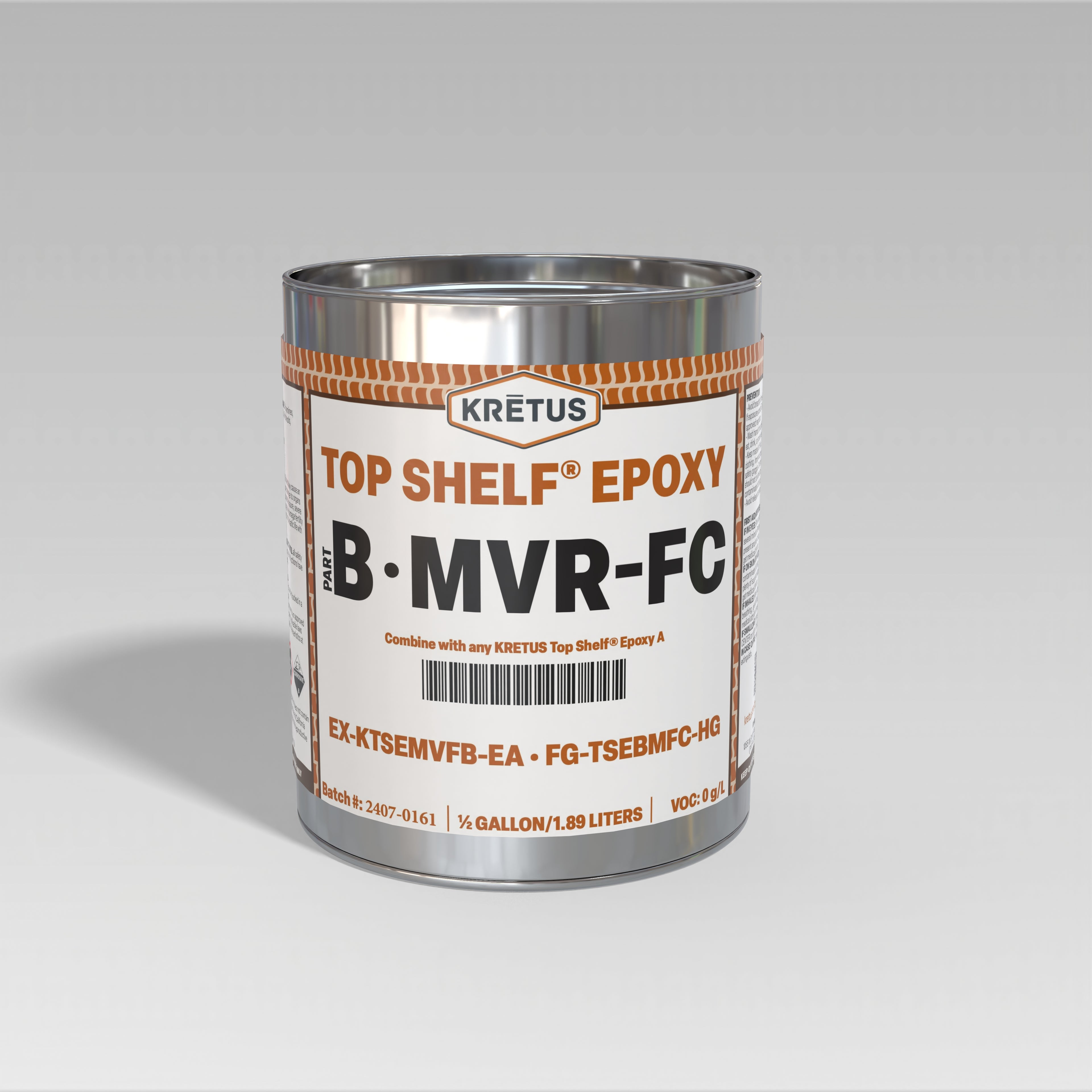 Top Shelf Epoxy Part B-MVR-FC 1/2 gl